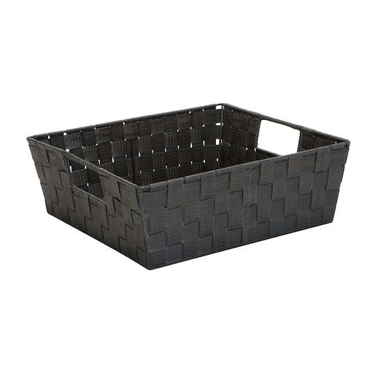 Simplify Large Woven Storage Shelf Bin